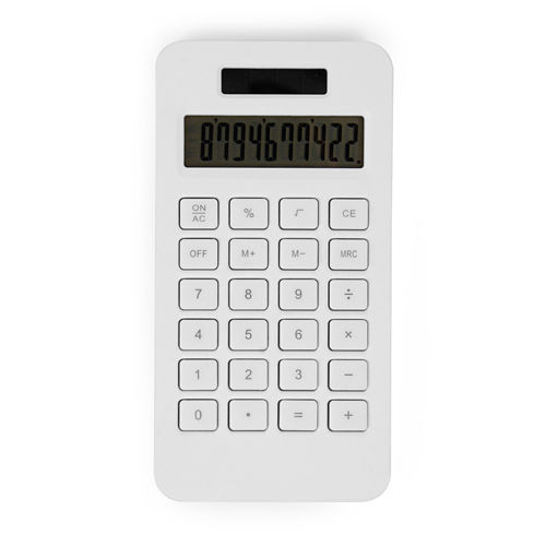 Calculatrice POCKET SOLAR CORN Blanc