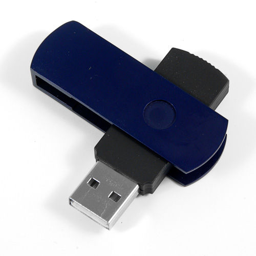Clé USB pivotante ALUCOLORS Bleu