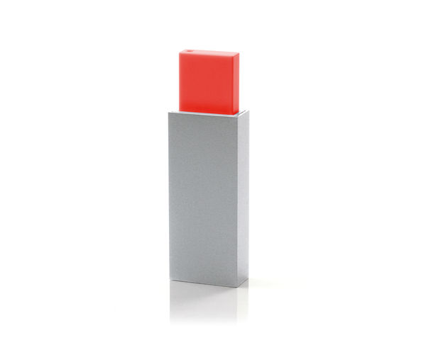 Clef USB rétractable Rouge
