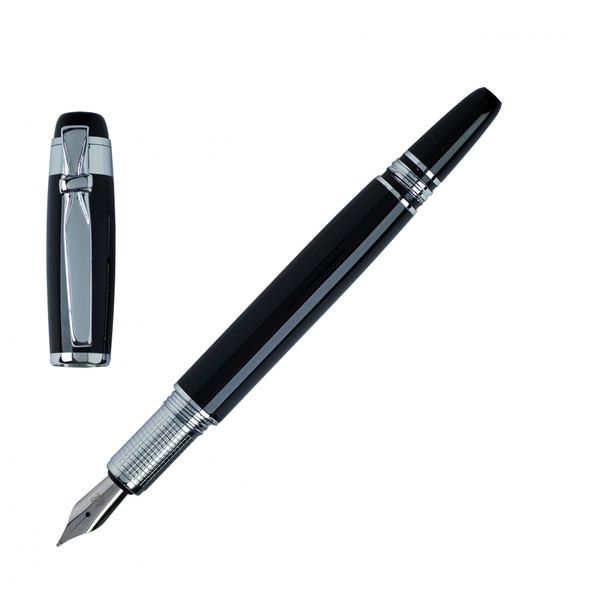 Stylo plume Tradition silver Noir Argent