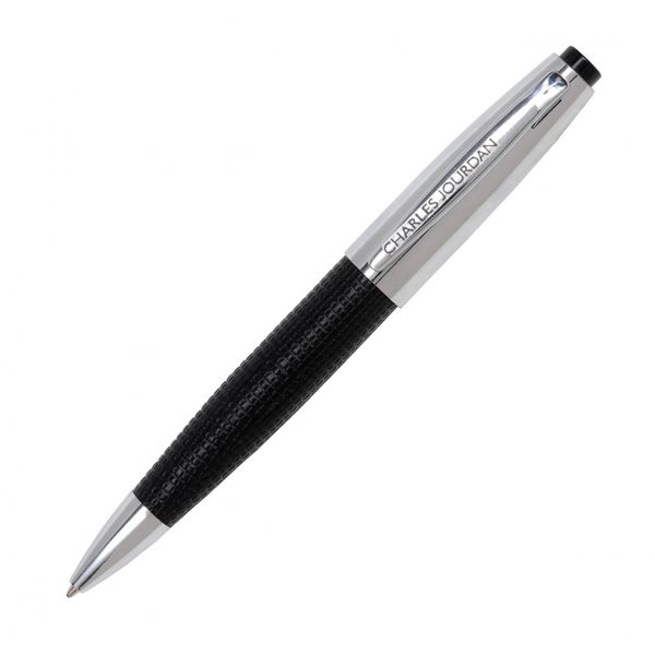 Stylo bille Grained Argent