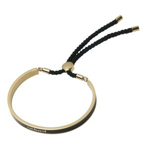 Bracelet Faubourg avec logo Noir Or 3