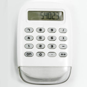 Calculatrice AQUA POCKET Blanc