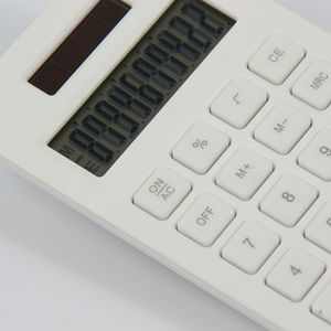 Calculatrice POCKET SOLAR CORN Blanc 2