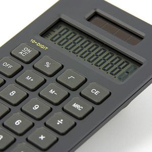 Calculatrice POCKET SOLAR CORN Gris 2