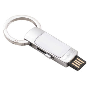 Clé USB Aquarelle Aubergine Blanc 1