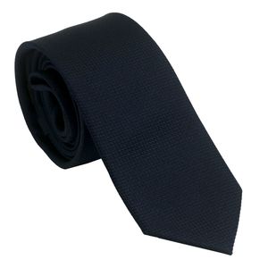 Cravate Soie Uomo avec logo Bleu