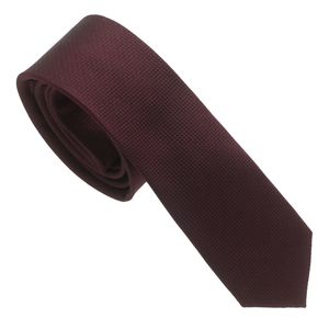 Cravate Soie Uomo avec logo Bordeaux 2