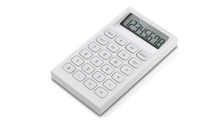 Calculatrice de bureau Blanc