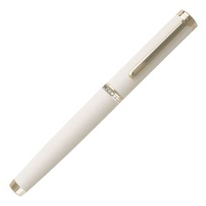 Stylo roller Brillant personnalisable Beige Or 3