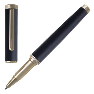 Stylo roller Brillant personnalisable Bleu Or