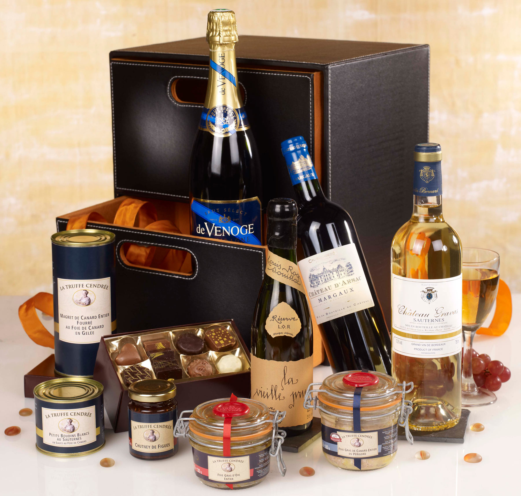 Sommellerie de Coffret Cadeau Gourmand 'Sauternes & Foie