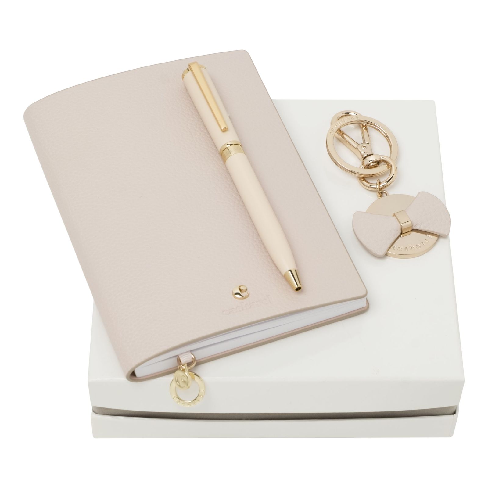 Cadeaux d'affaires parure Cacharel stylo et carnet format A6