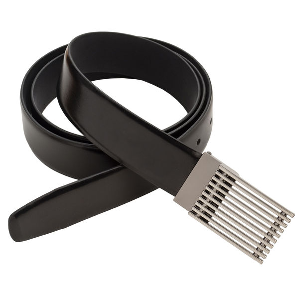 Ceinture Stripes Noir