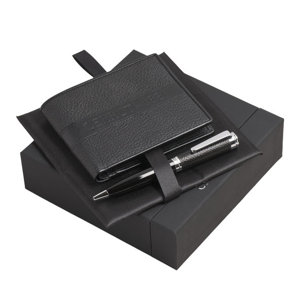 Set CERRUTI : Portefeuille + Stylo