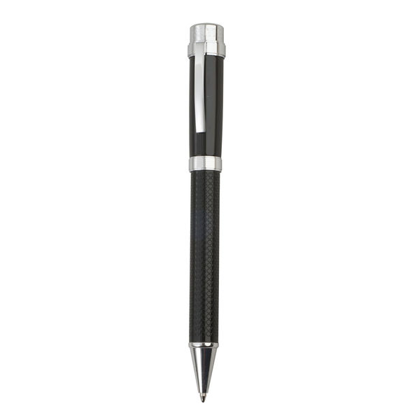 Stylo bille Boston Silver Noir