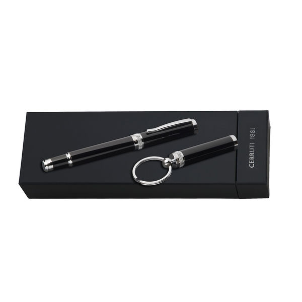 Set CERRUTI : Porte-clef + Stylo