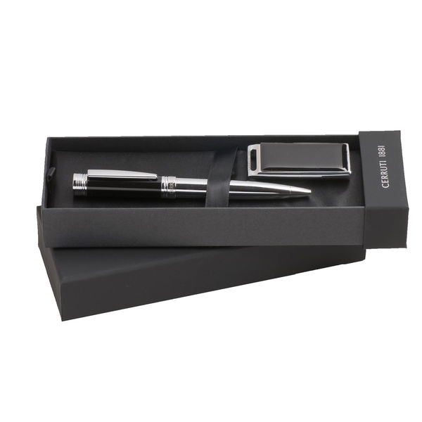 Set CERRUTI : Clé + Stylo