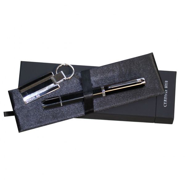 Set CERRUTI : Porte-clef + Stylo