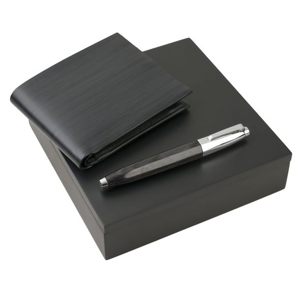 Set CERRUTI : Portefeuille + Stylo