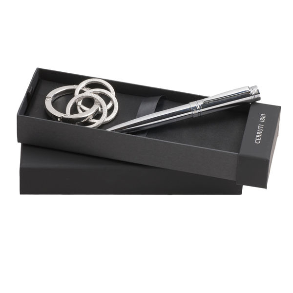 Set CERRUTI : Porte-clef + Stylo