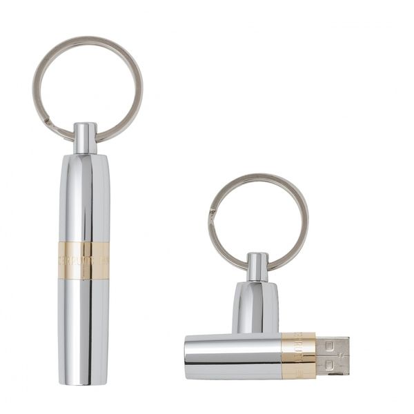 Clé USB Bicolore Argent