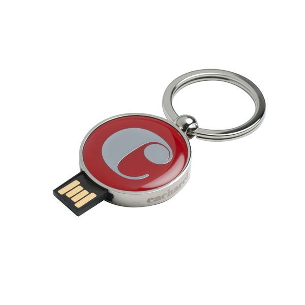 Clé USB Wagram Rouge Argent