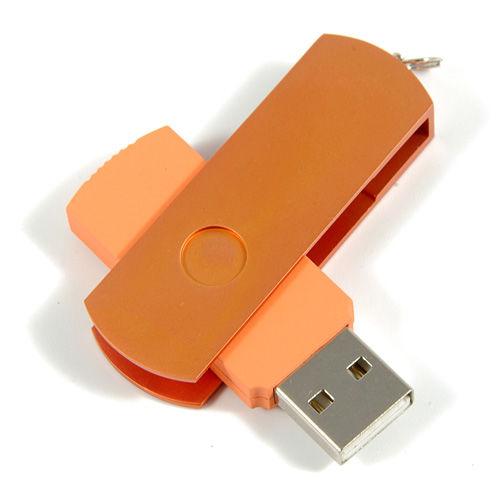 Clé USB pivotante ALUCOLORS Orange
