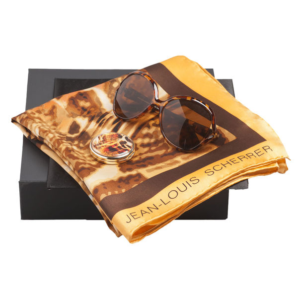 Set JEAN LOUIS SCHERRER : Foulard + Lunettes + SAG228