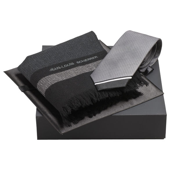 Set JEAN LOUIS SCHERRER : Cravate + Echarpe
