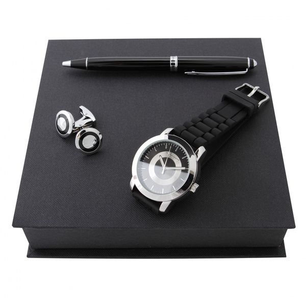 Set JEAN LOUIS SCHERRER : Boutons + Montre + Stylo