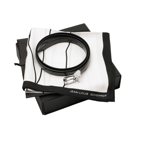Set JEAN LOUIS SCHERRER : Foulard + Ceinture