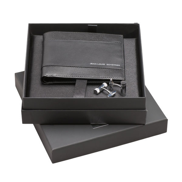 Set JEAN LOUIS SCHERRER : Boutons + Portefeuille