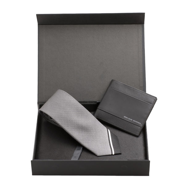 Set JEAN LOUIS SCHERRER : Cravate + Portefeuille