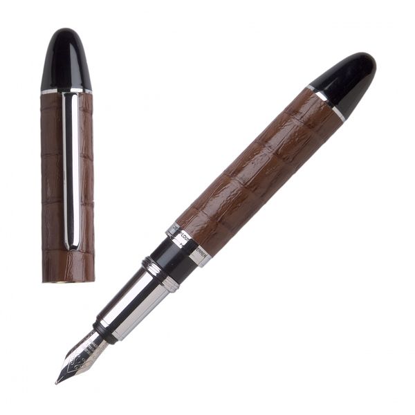 Stylo plume Aveu marron