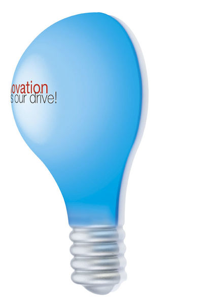 LIGHTBULB PUSHLIGHT Bleu