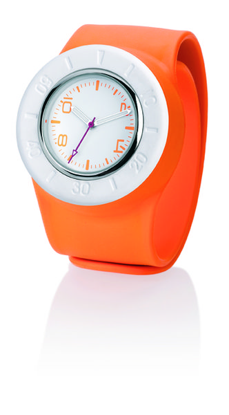 TWO TONE SLAP ON WATCH Orange