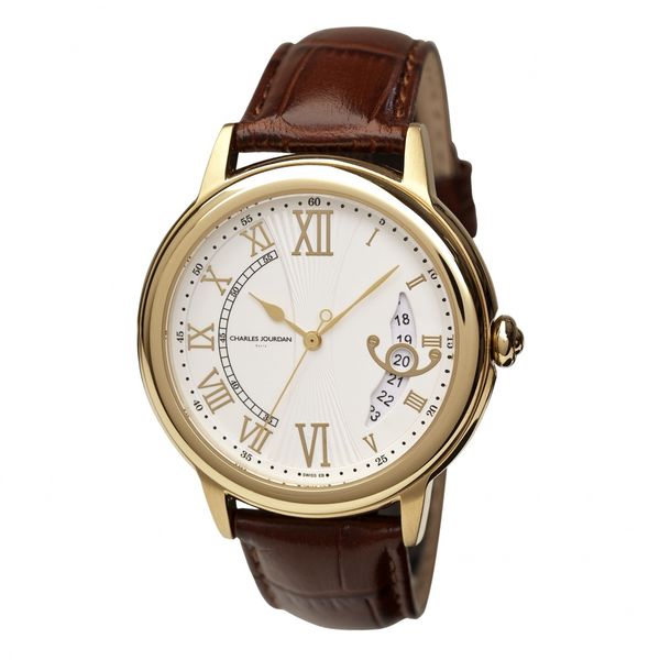 Montre Retro Gold Marron