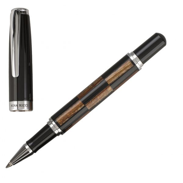 Stylo roller Echiquier Noir
