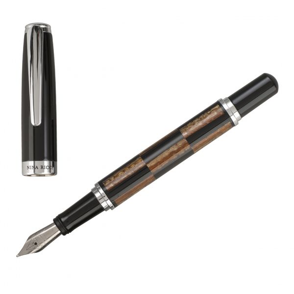 Stylo plume Echiquier Noir