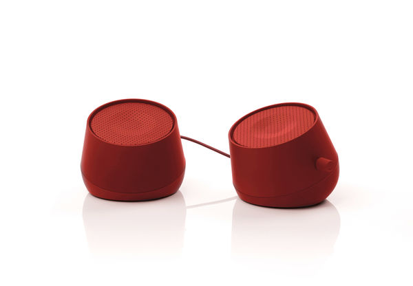 Enceintes rechargeables Rouge