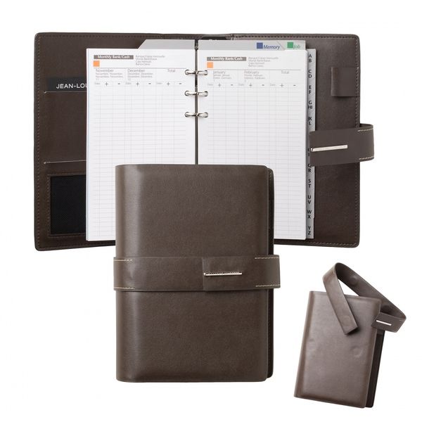 Organisateur A6 Magnetism Marron