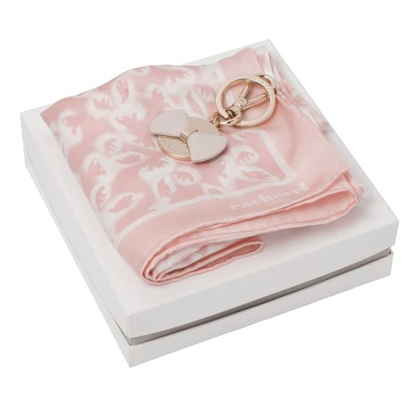 Set Cacharel : Porte-clefs + Foulard pour entreprise