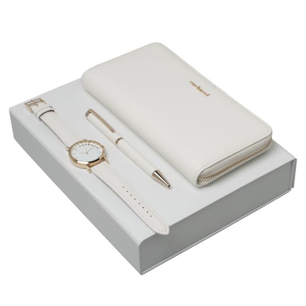 Set Cacharel : Portefeuille + Montre + Stylo pour entreprise