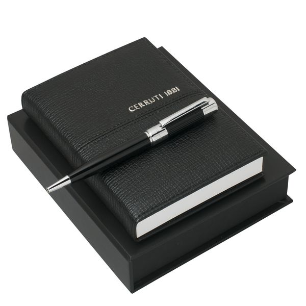 Set Cerruti 1881 : Carnet + Stylo avec logo