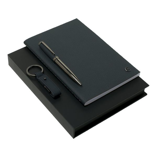 Set Cerruti 1881 : Clé USB + Carnet + Stylo publicitaire