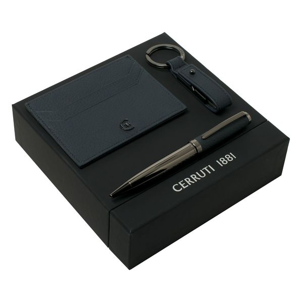 Set Cerruti 1881 : Clé USB + Porte-cartes + Stylo avec logo