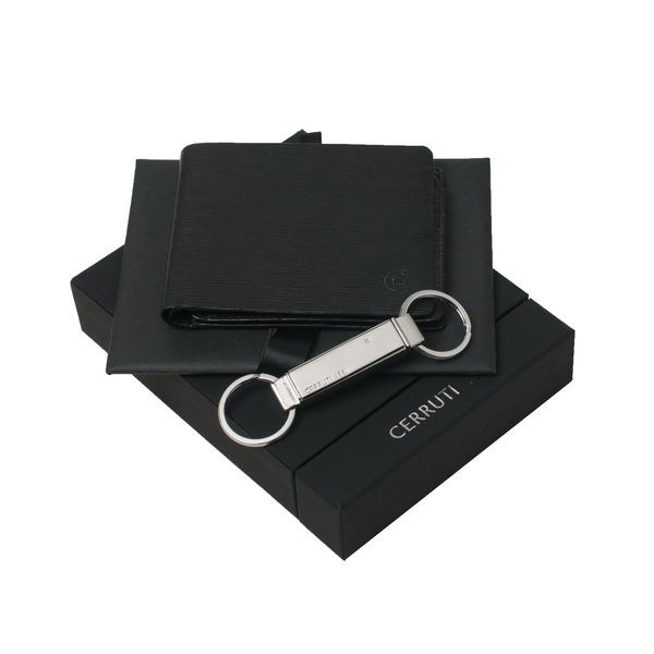 Set Cerruti 1881 : Porte-clefs + Portfeuille publicitaire