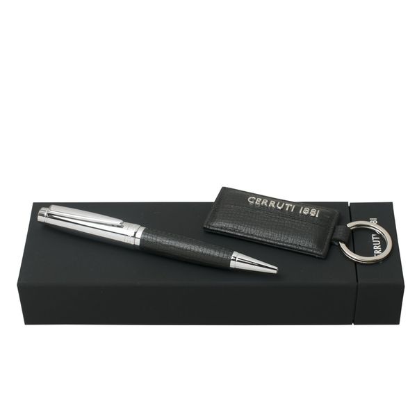 Set Cerruti 1881 : Porte-clefs + Stylo promotionnel