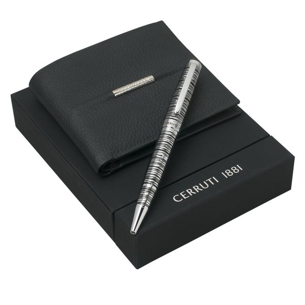 Set Cerruti 1881 : Portefeuille + Stylo personnalisable